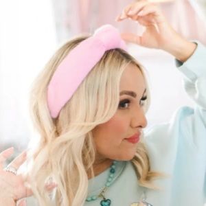 Living Fully Co - Fur Headband in Candy Pink
